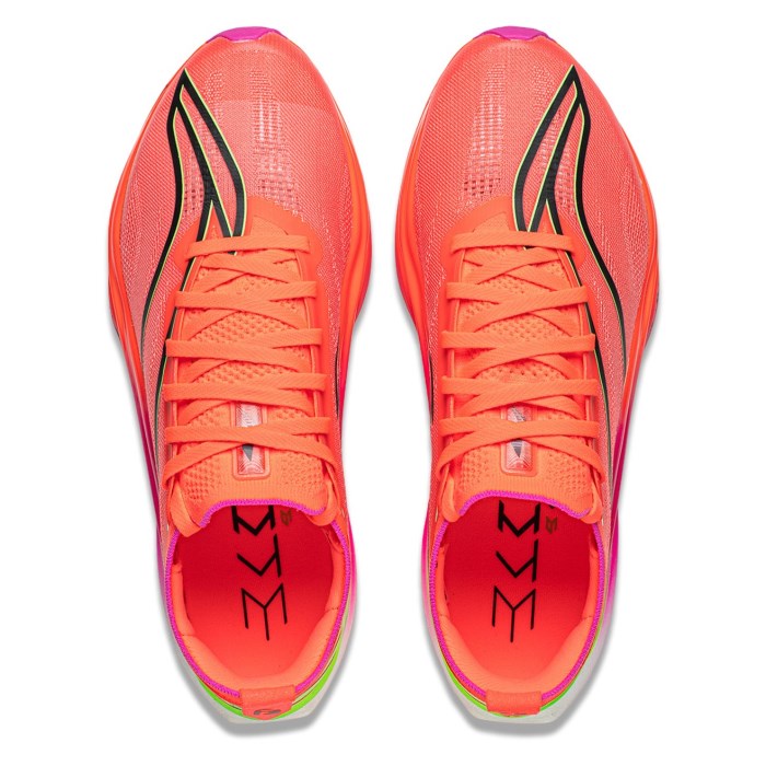 Li-Ning Feidian 6 Elite - Mens Running Shoes - Fluorescent Coral - image 5