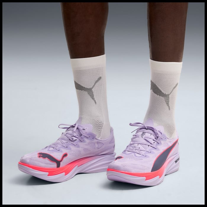 Puma Deviate Nitro Elite 4 - Mens Running Shoes - Light Lavender/Ultra Red/Inky Depths - image 7