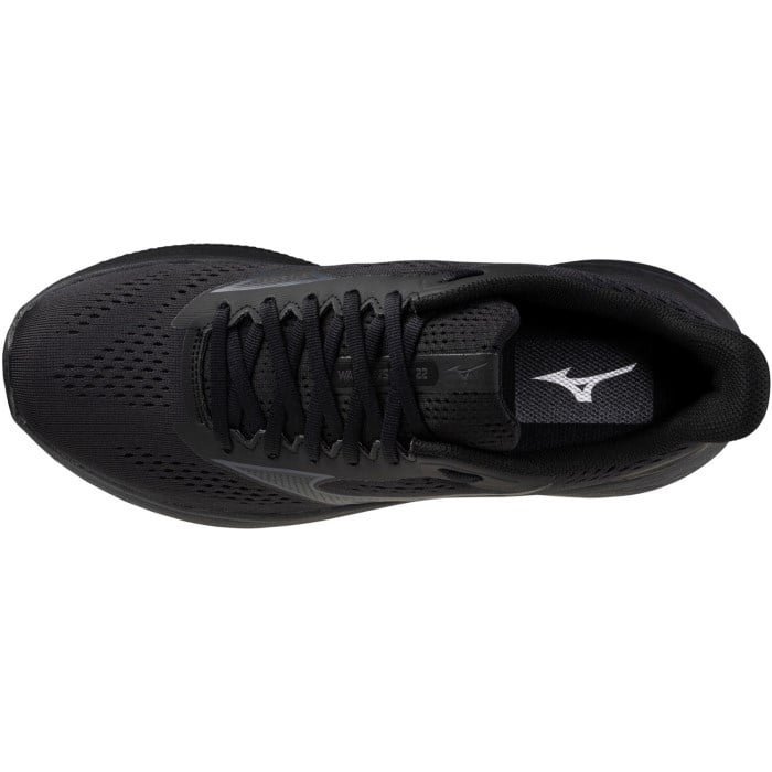Mizuno Wave Inspire 22 - Mens Running Shoes - Black/Blacksand/Black