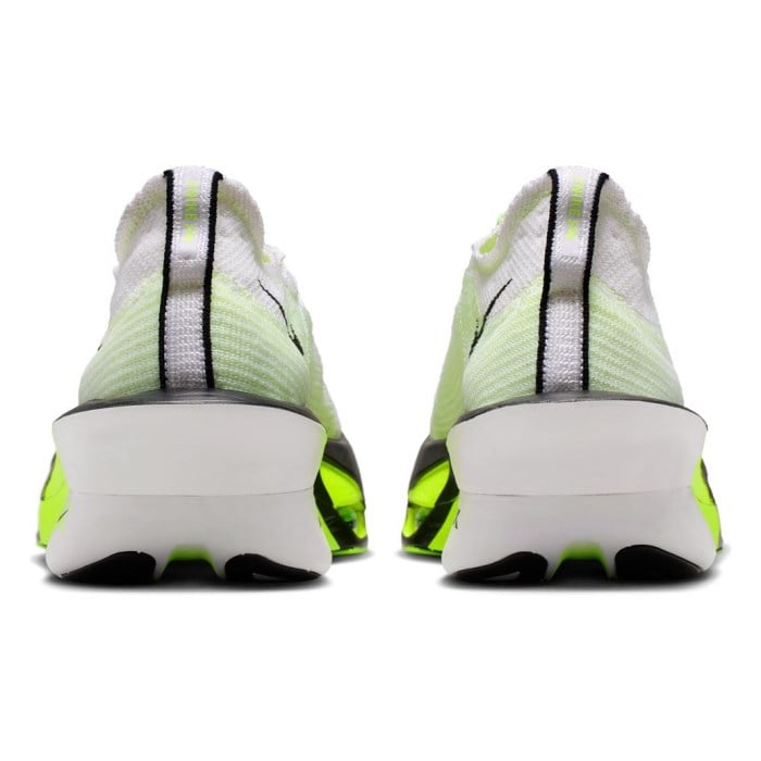 Nike Alphafly 3 - Mens Road Racing Shoes - White/Black/Volt/Barely Volt