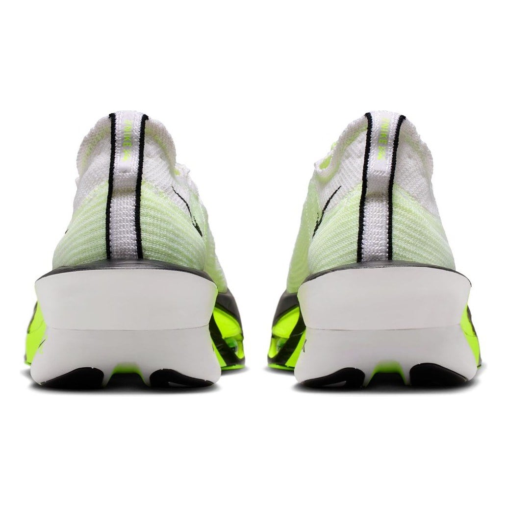 Nike Alphafly 3 - Mens Road Racing Shoes - White/Black/Volt/Barely Volt