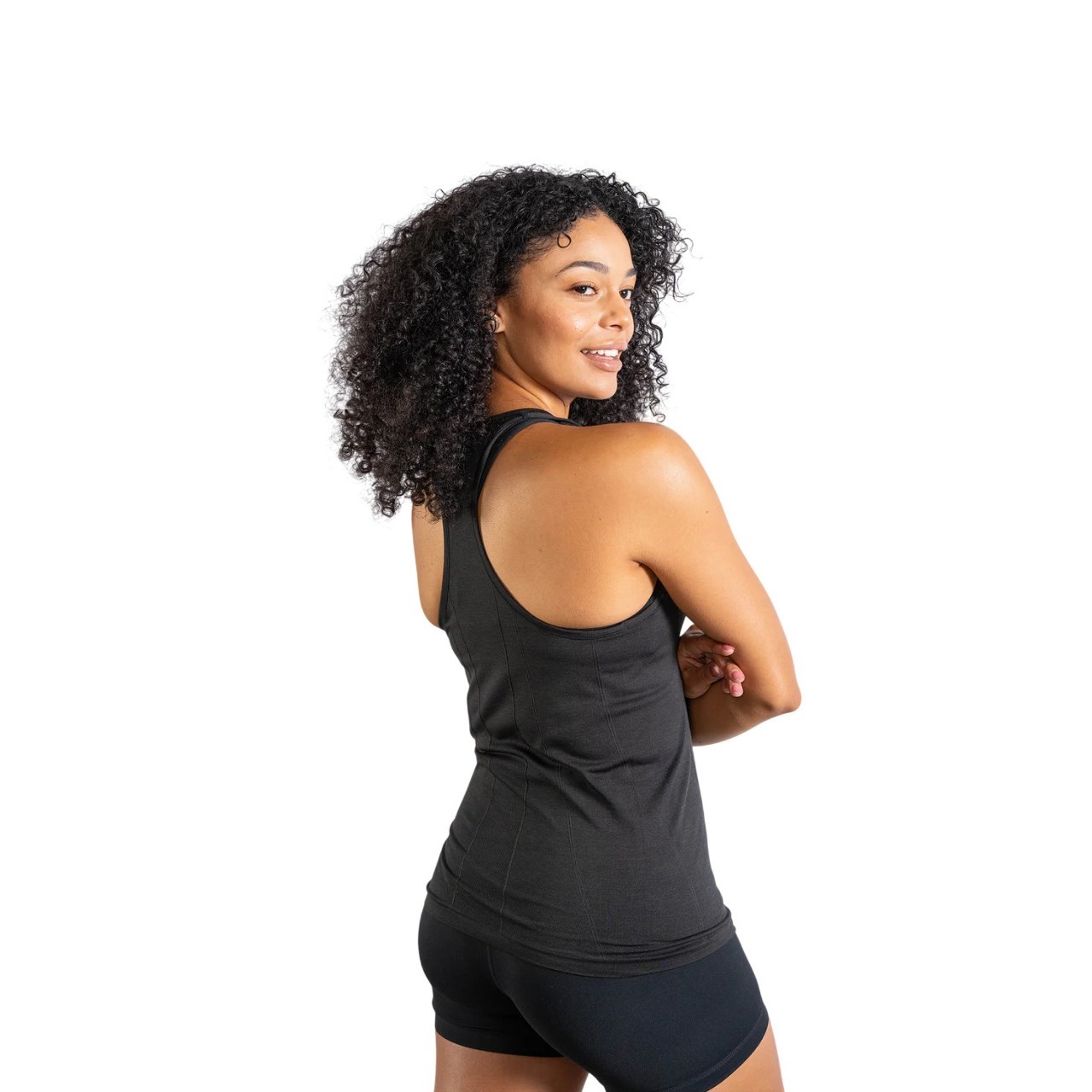 No Timid Souls GLIDE360 Womens Racerback Tank - New Black