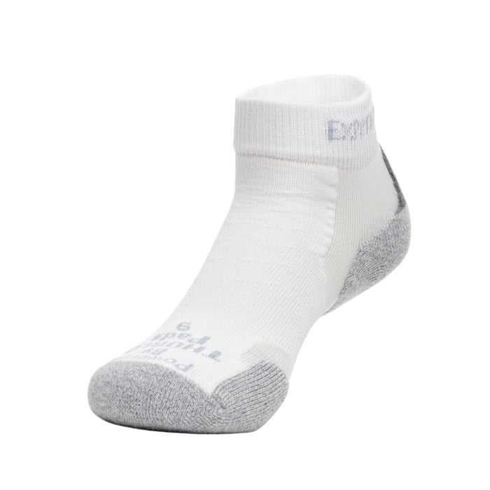 Thorlo Experia Techfit Light Cushion Unisex Ankle Socks - White