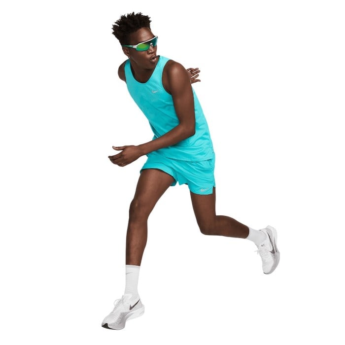 Nike Stride Dri-Fit ADV Mens Running Tank - Dusty Cactus/Reflective Silver