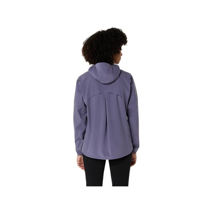 Asics MetaRun Waterproof Womens Running Jacket - Greyish Purple
