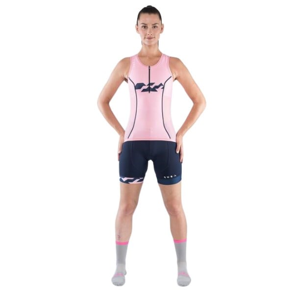 Sub4 Womens Triathlon Singlet - Brevett Dusk