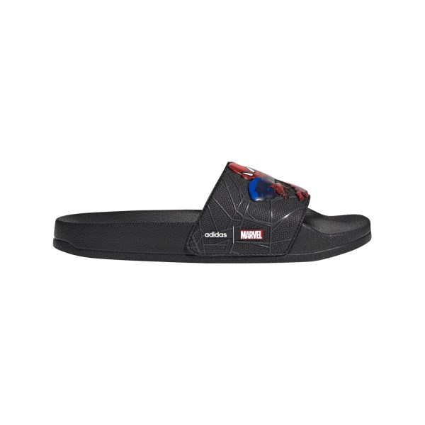Adidas Adilette Shower Spider-Man - Kids Slides - Triple Black/Grey Six