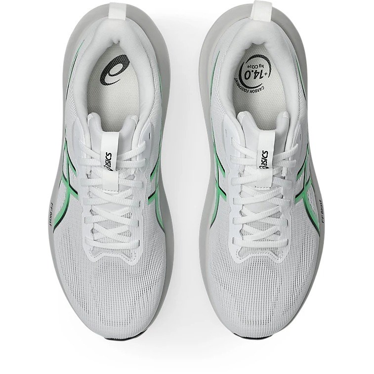 Asics GT-1000 14 - Mens Running Shoes - White/Vital Green