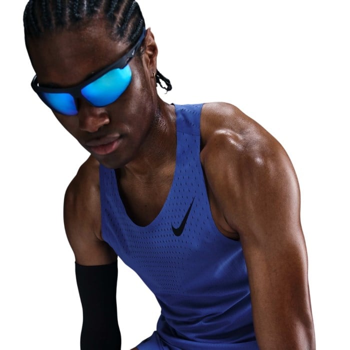 Nike Aeroswift Dri-Fit ADV Mens Running Singlet - Comet Blue/Black