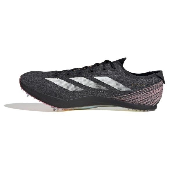 Adidas Adizero Prime SP 3 Strung - Unisex Track Sprint Spikes - Core Black/Zero Metallic/Spark