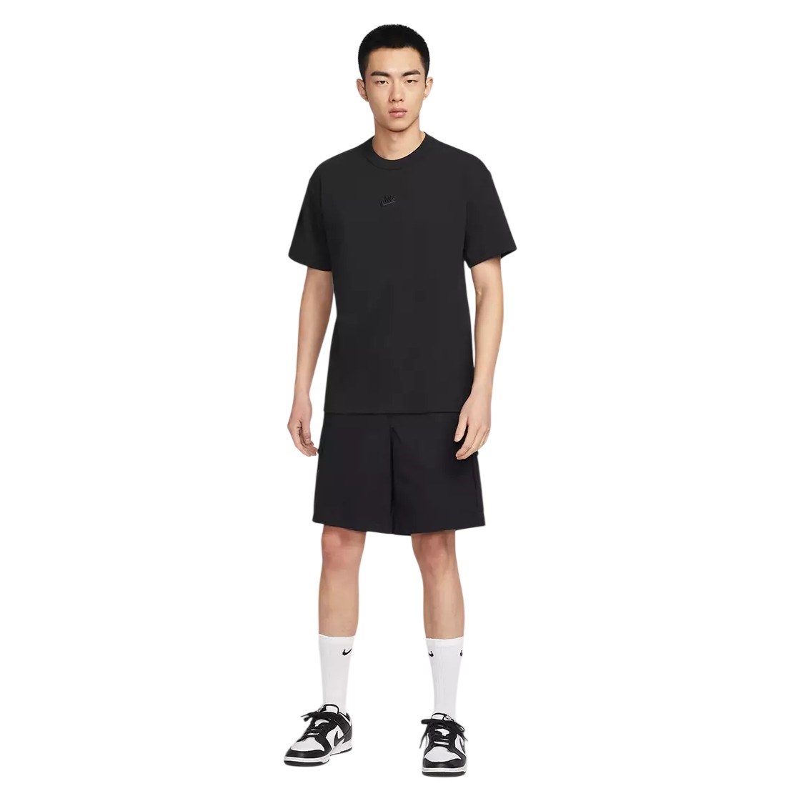 Nike Mens Sportswear Premium Essentials T-Shirt - Black/Black - image 3