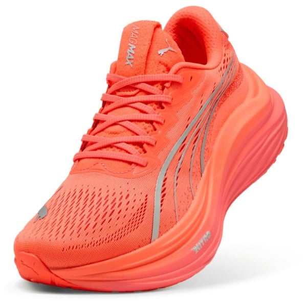 Puma MagMax Nitro - Mens Running Shoes - Glowing Red/Peach Frost