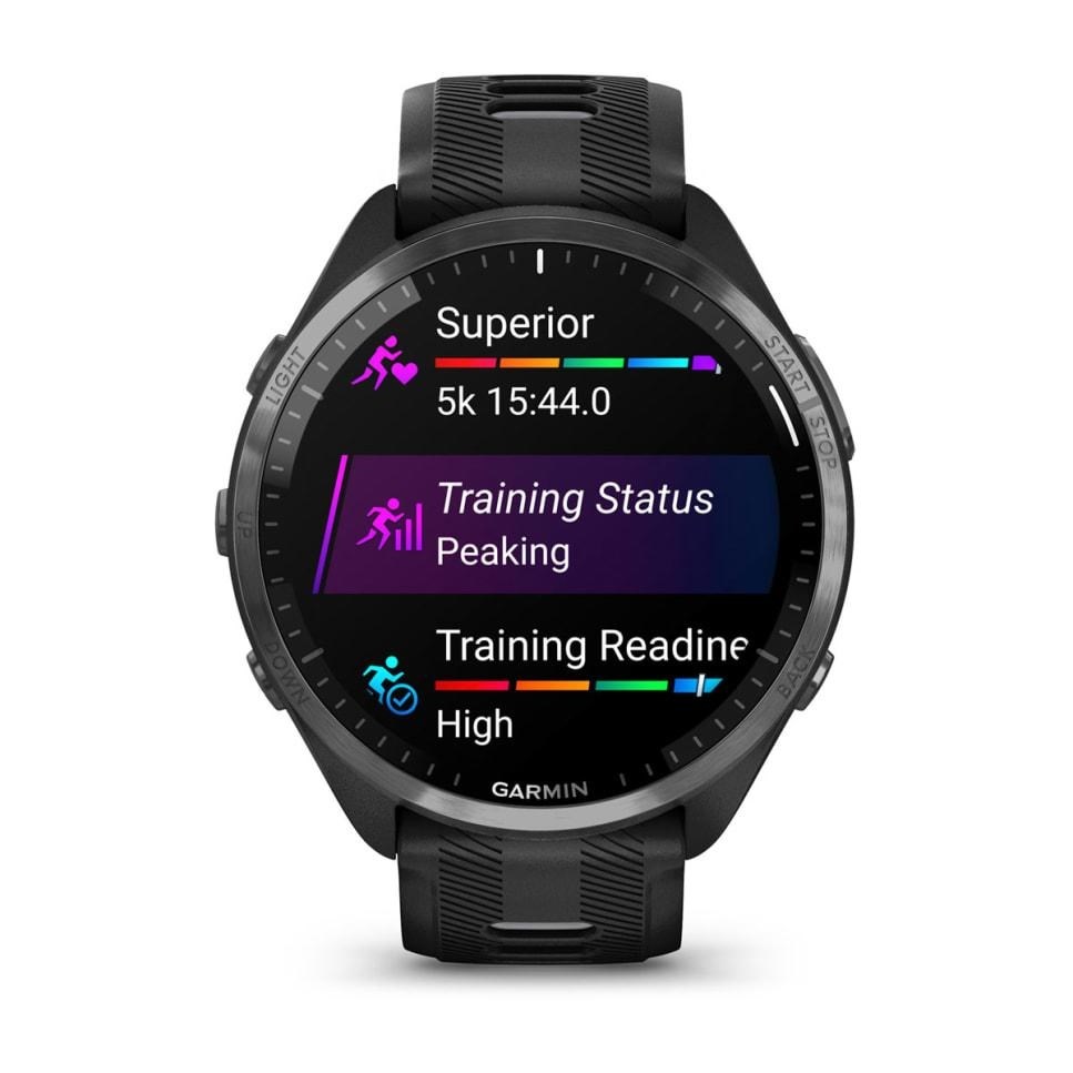 Garmin Forerunner 965 - Premium GPS Running Smart Watch - Black