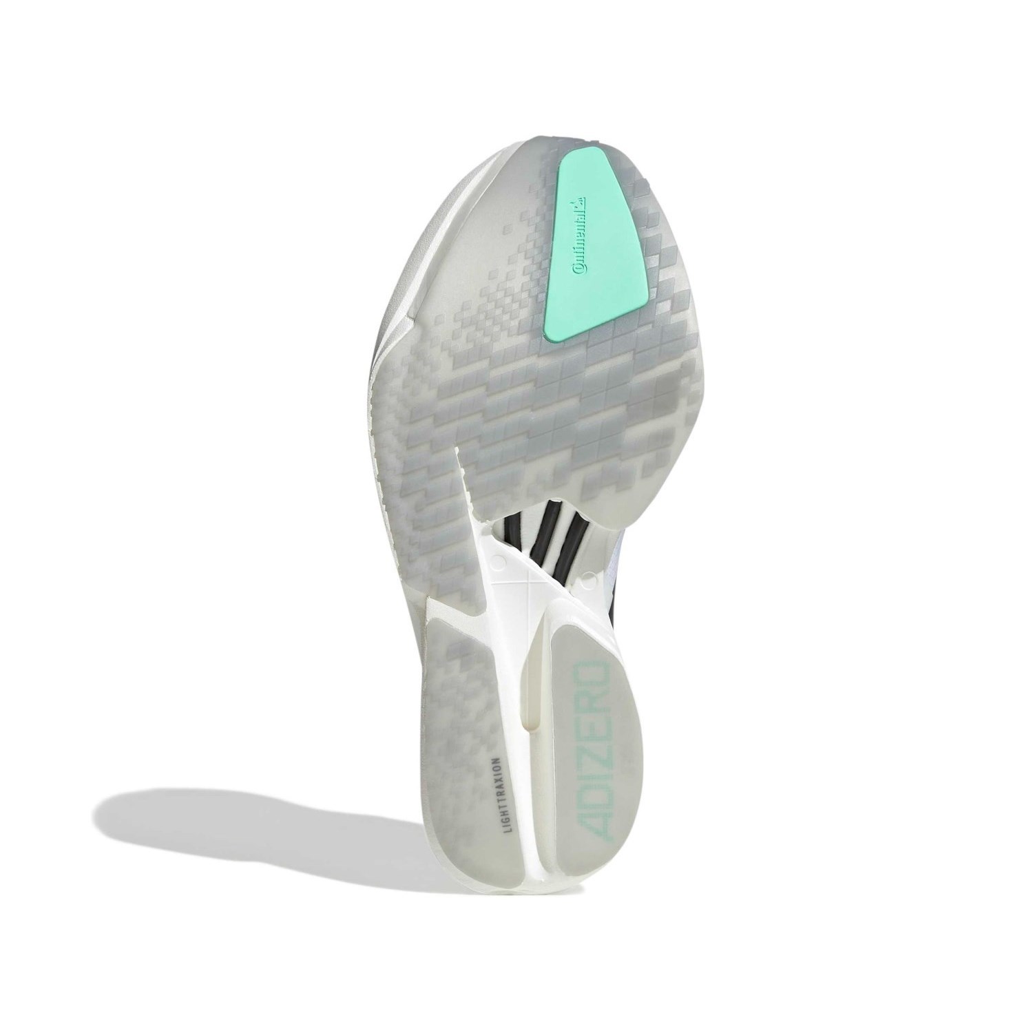 adidas Adizero Adios Pro 4 - Womens Racing Shoes - Cloud White/Iron Metallic/Pulse Mint - image 4