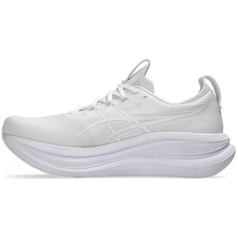 Asics Gel Nimbus 28 - Mens Running Shoes - White/White