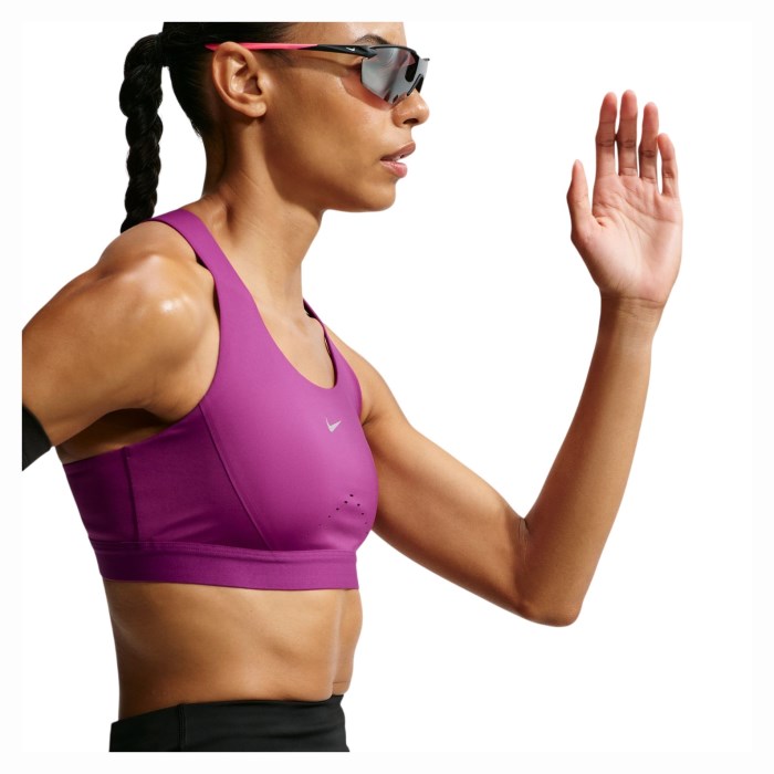 Nike Swift Womens High-Support Lightly Lined Sports Bra - True Berry - image 3