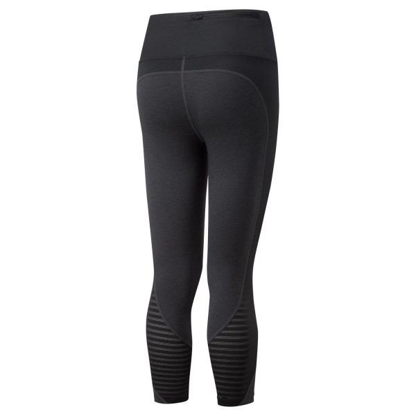 Ronhill Life Sculpt Womens Training Crop Tights - Charcoal Marl/Black