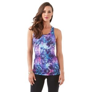 Bayse Kaleidoscope Womens Training Racer Tank Top
