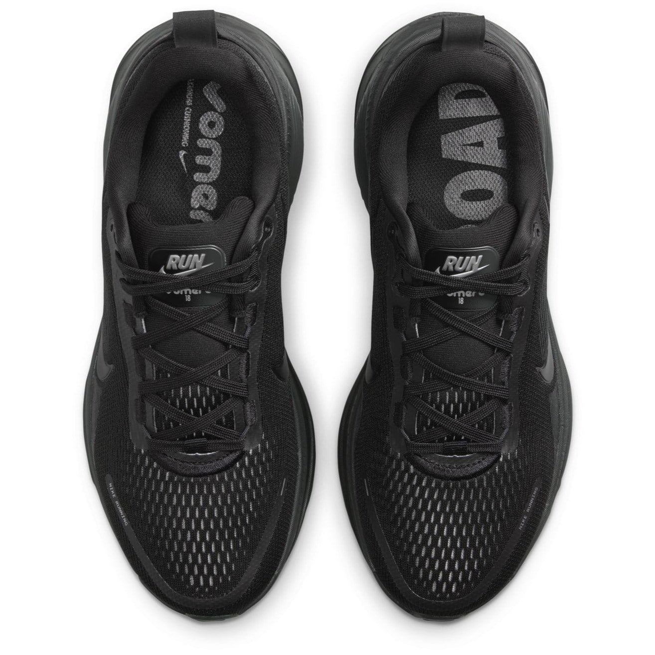 Nike Vomero 18 - Womens Running Shoes - Black/Black/Smoke Grey