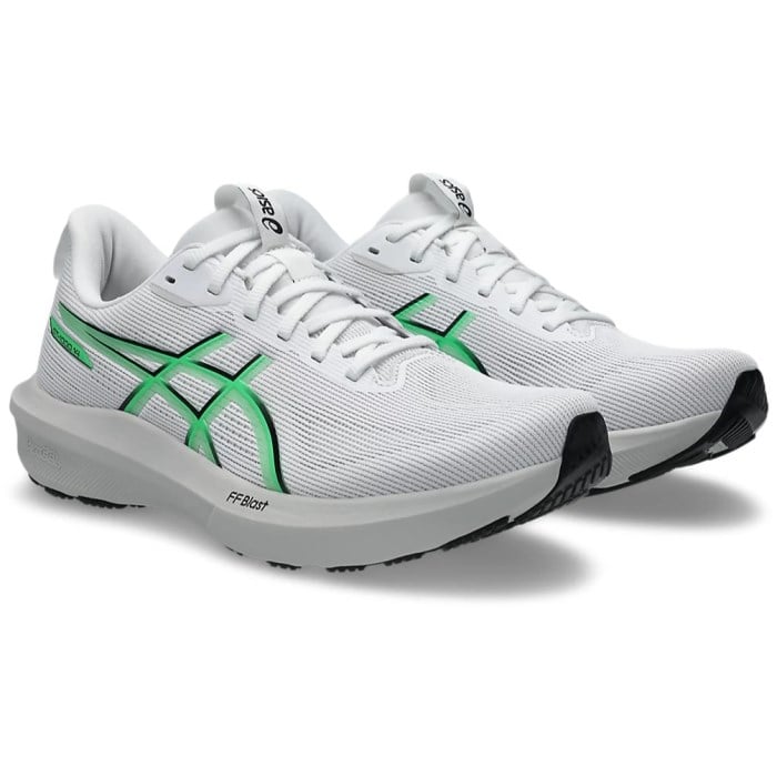 Asics GT-1000 14 - Mens Running Shoes - White/Vital Green