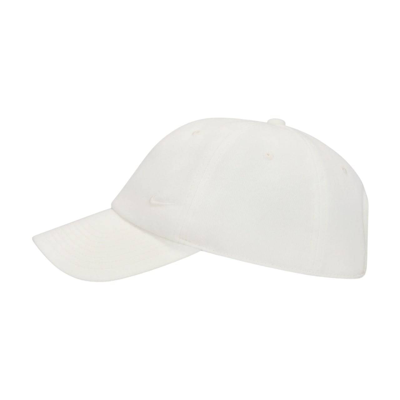 Nike Club Unstructured Swoosh Unisex Cap - White/White