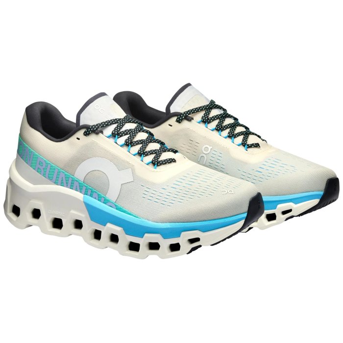 On Cloudmonster 2 - Womens Running Shoes - Cream/Horizon