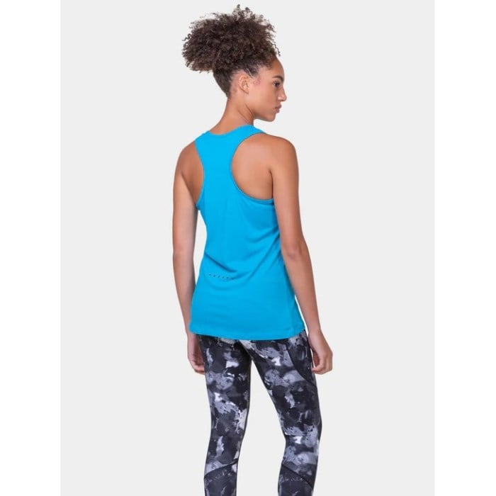 Ronhill Core Womens Running Tank Top - Azure / Bright White