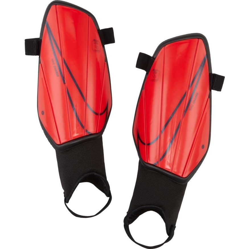 Nike Charge Kids Soccer Shin Guards - Laser Crimson/Black