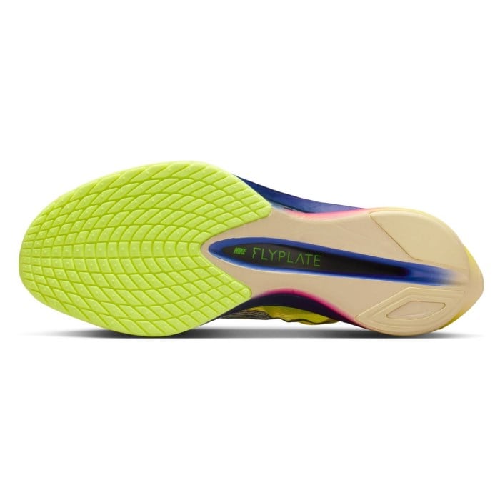 Nike ZoomX Vaporfly 4 - Mens Racing Shoes - Citron Pulse/Indigo Burst/Laser Orange