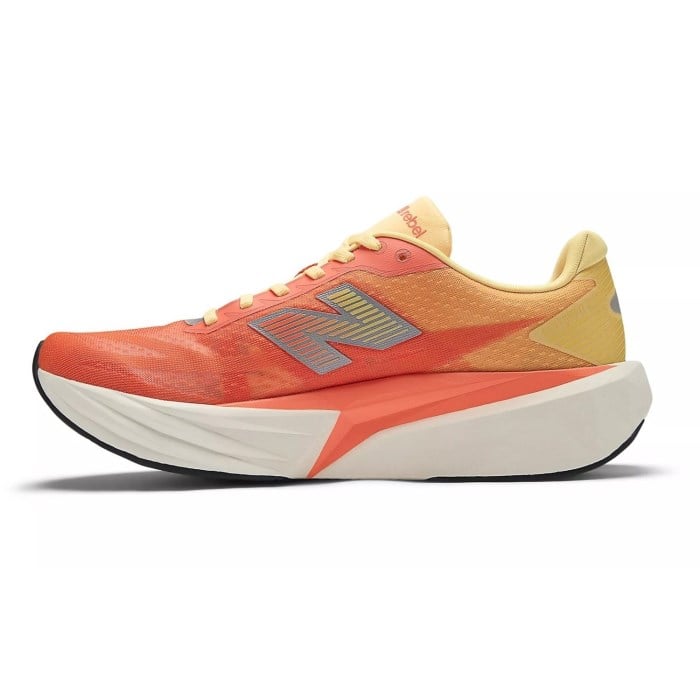 New Balance FuelCell Rebel v5 - Mens Running Shoes - Tangerine Heat/Silver Metallic