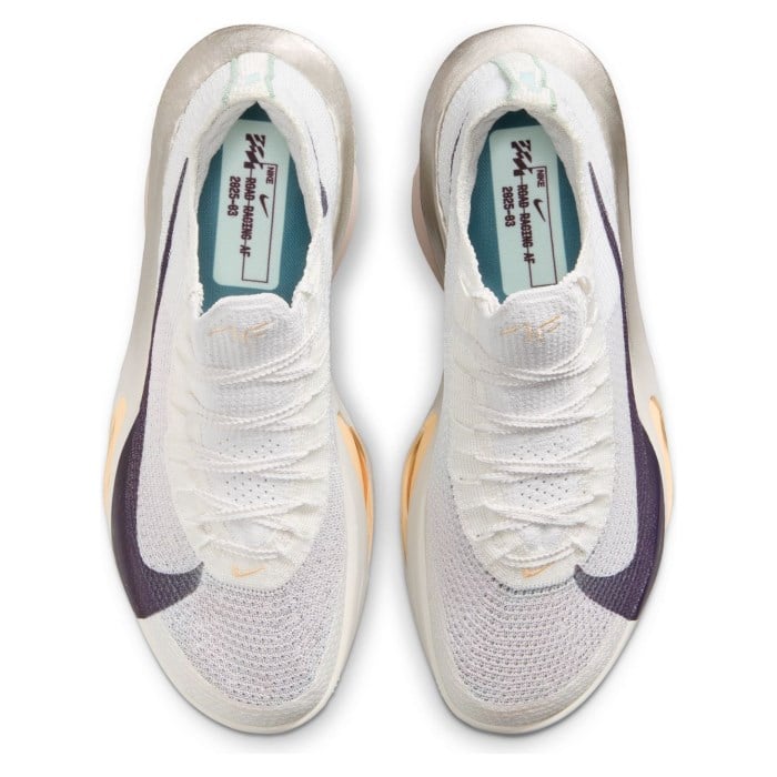 Nike Alphafly 3 - Mens Road Racing Shoes - Platinum Tint/Purple Dynasty/Ocean Cube - image 3
