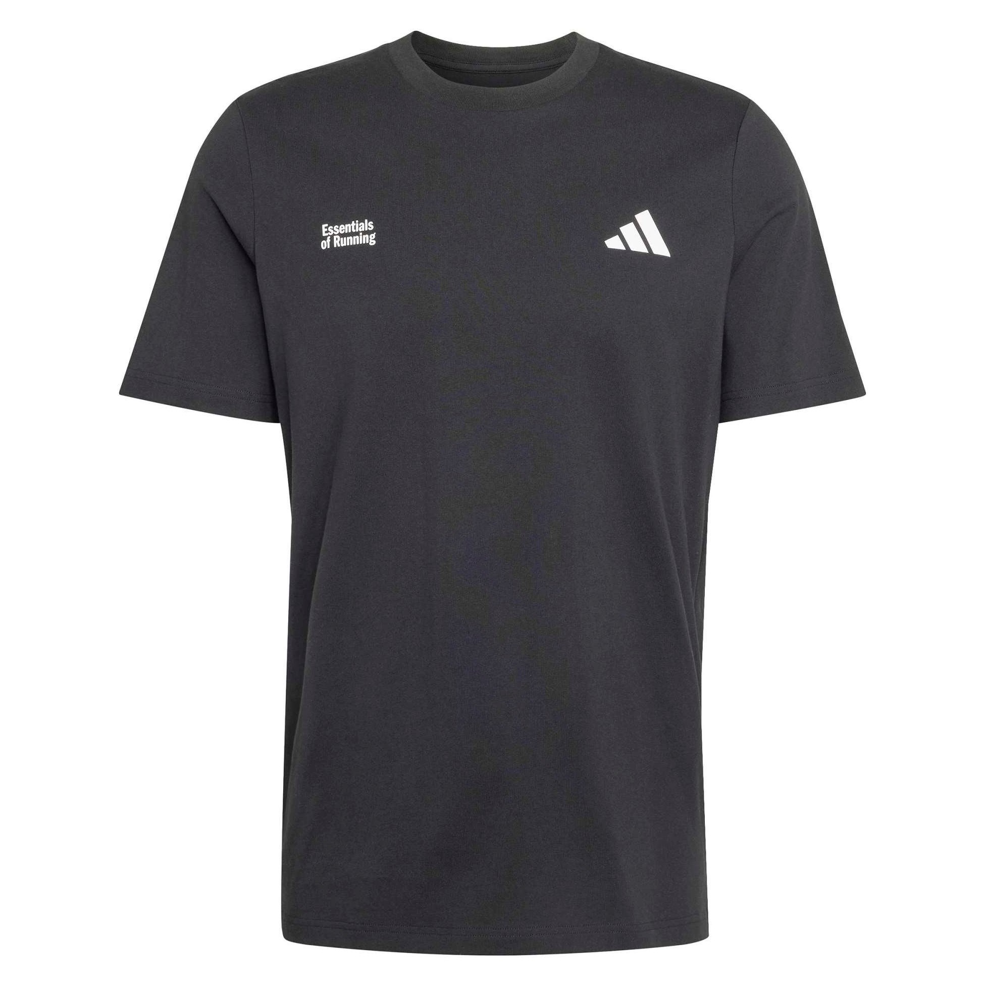 adidas Run Essentials Mens Graphic T-Shirt - Black - image 5