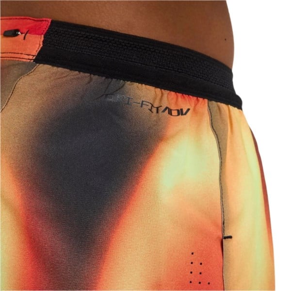 Nike Aeroswift Elite Entry Running Shorts - Mens - Light Lemon Twist/Light Crimson/Black/Black