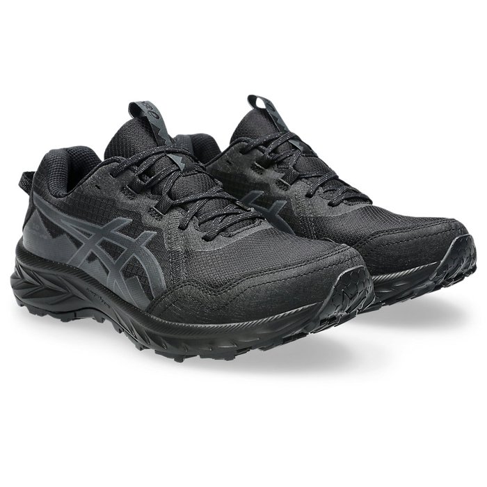 Asics Gel Venture 10 - Womens Trail Running Shoes - Black/Graphite Grey