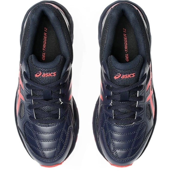 Asics Gel Trigger 12 TX GS - Kids Cross Training Shoes - Midnight/Flash Red