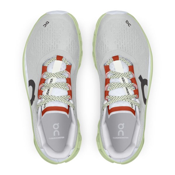 On Cloudmonster - Womens Running Shoes - Glacier/Meadow