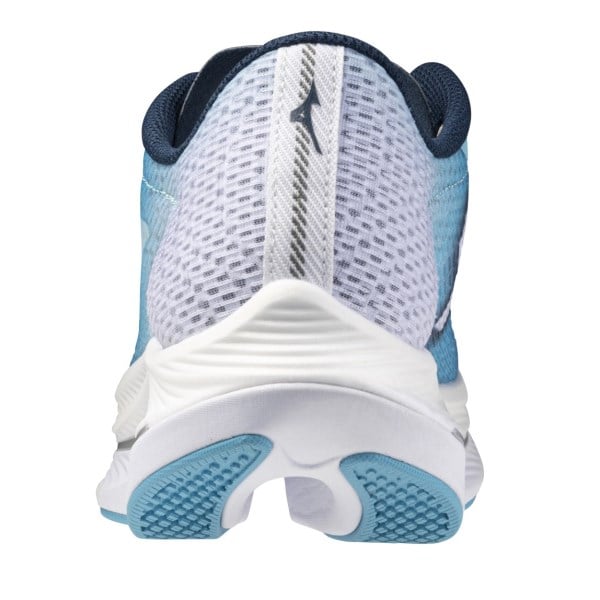 Mizuno Wave Rebellion Flash 2 - Womens Running Shoes - River Blue/Wing Teal/White