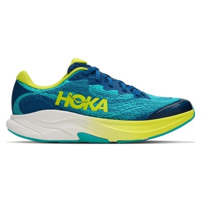 Hoka Rincon 4 Lace - Kids Running Shoes - Electric Aqua/Neon Hoka Citrus