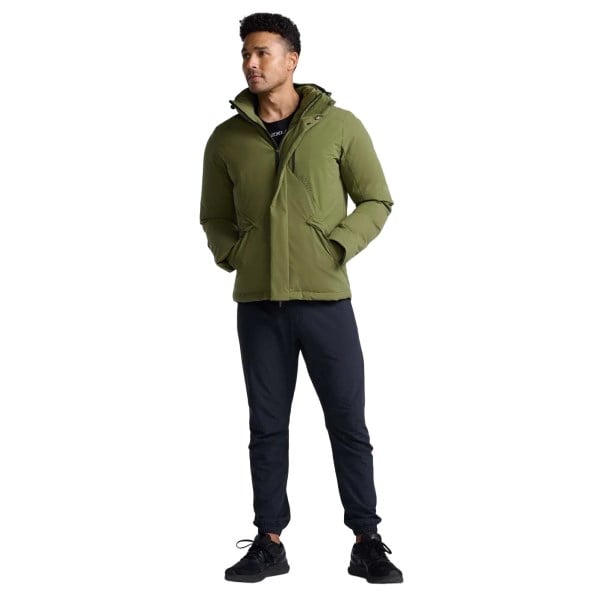 2XU Commute Mens Insulation Jacket - Winter Moss/Black