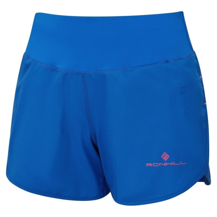 Ronhill Tech 4.5 Inch Womens Running Shorts - Classic Blue / Exuberance - image 3