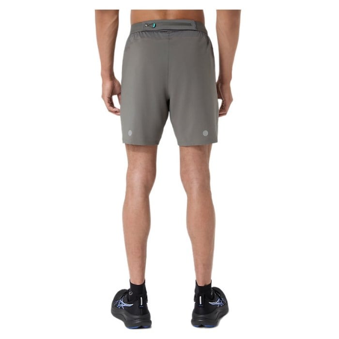 Asics Road 7 Inch Mens Shorts - Truffle Grey - image 2