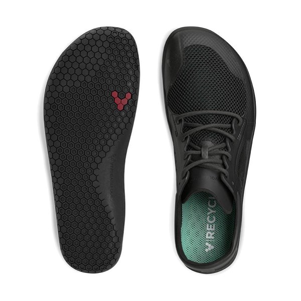 Vivobarefoot Primus Lite II Recycled - Womens Running Shoes - Obsidian