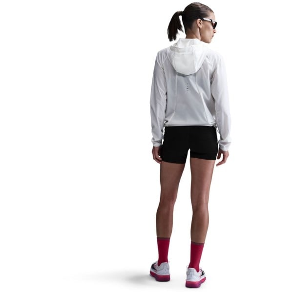 Nike Womens Swift High-Waisted 4 inch Tight Shorts - Black/Reference Silver