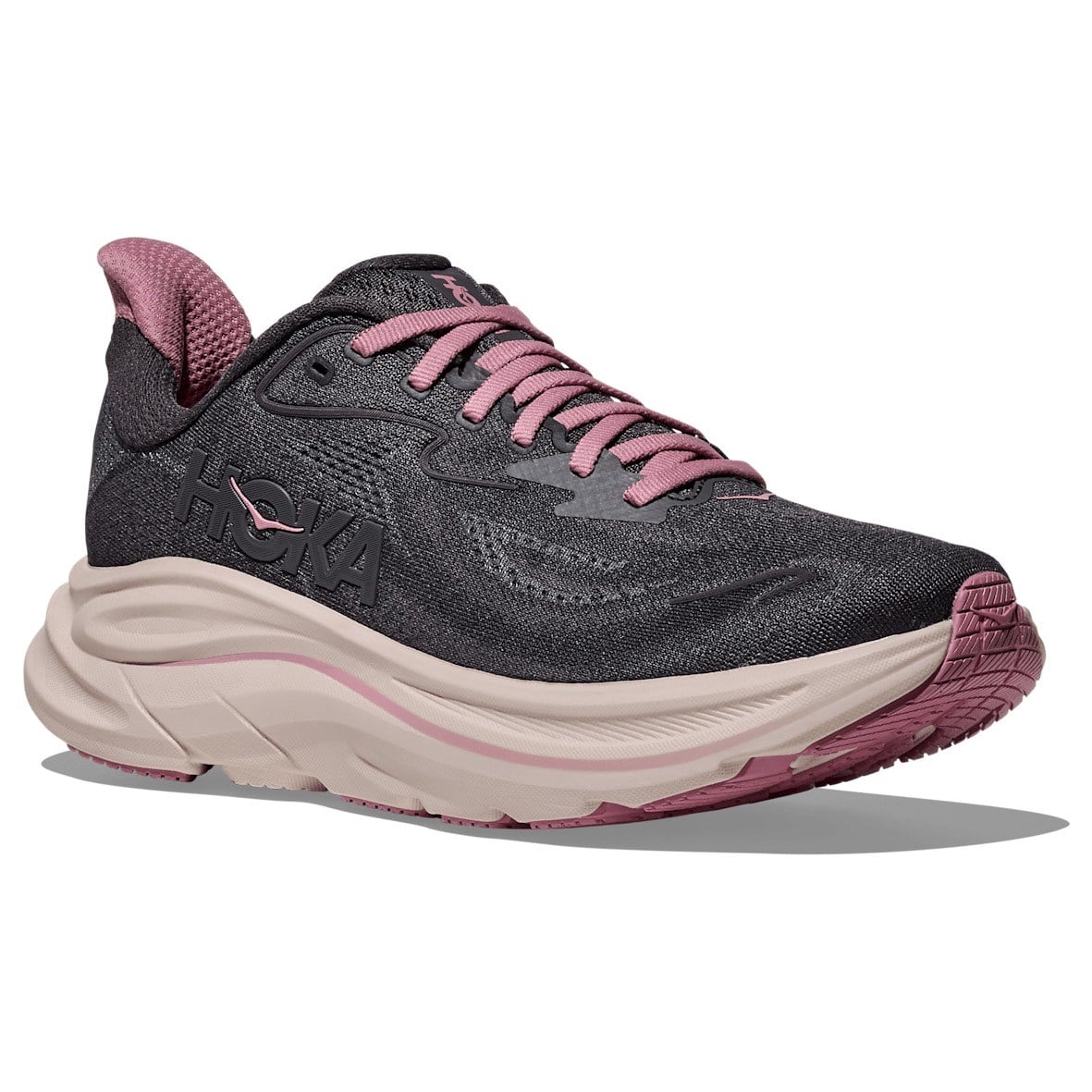 Hoka Clifton 10 - Womens Running Shoes - Galaxy/Dried Rose - image 6