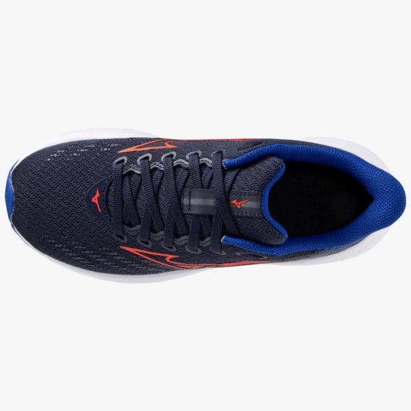 Mizuno Wave Enerzy Rider Jr - Kids Running Shoes - Peacoat/Mizuno Ignition Red/Reflex Blue
