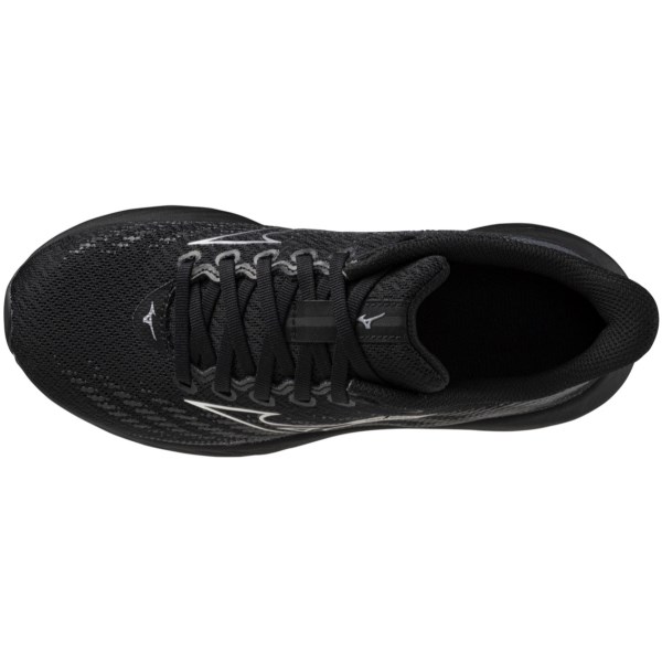 Mizuno Wave Enerzy Rider Jr - Kids Running Shoes - Black/Silver/Ebony