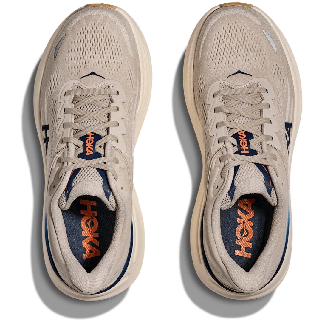 Hoka Bondi 9 - Mens Running Shoes - Stucco/Grout