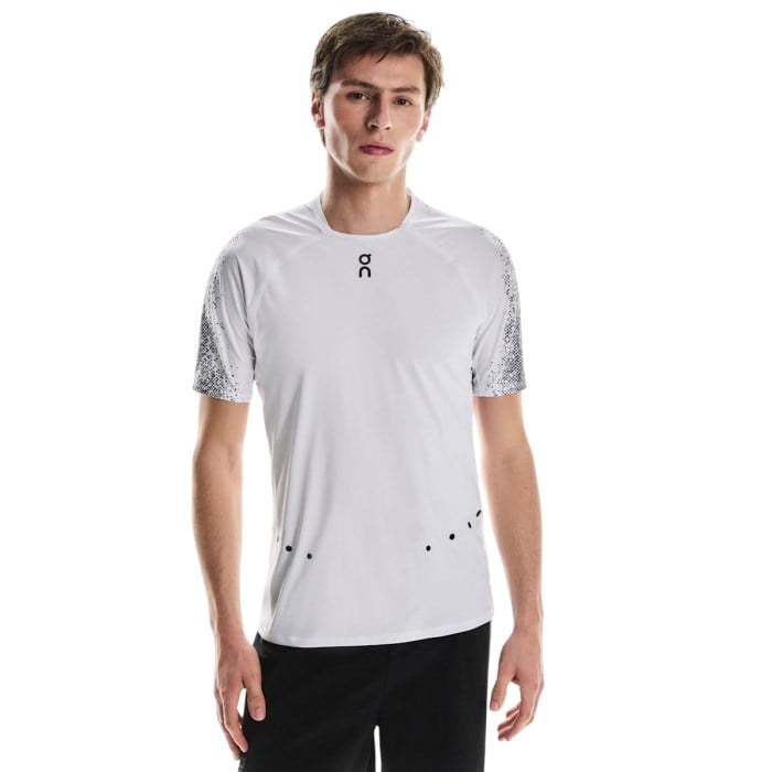On Ultra-T Mens Trail Running T-Shirt - Limelight/Grey