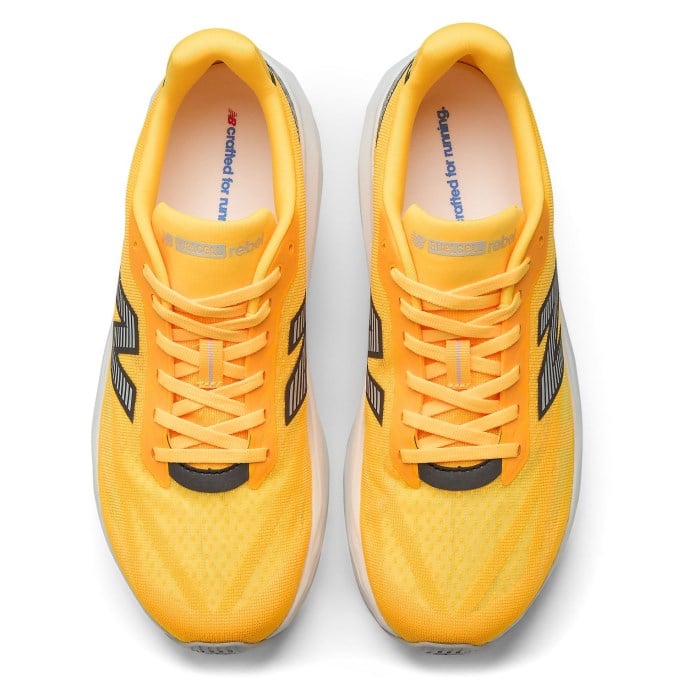 New Balance FuelCell Rebel v5 - Mens Running Shoes - Satsuma Orange/Grey Matter - image 3