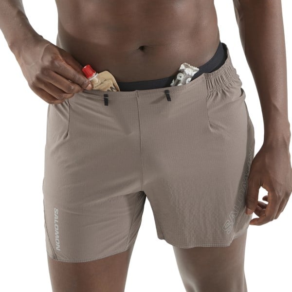 Salomon Sense Aero 5 Inch Mens Running Shorts - Iron
